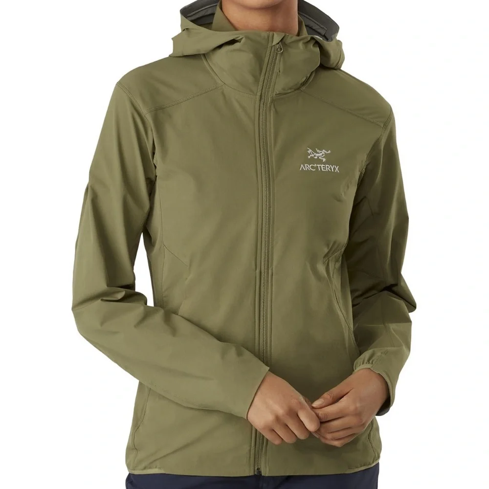 Arcteryx Gamma SL Hoody Khaki Green Rain Coat Jacket XS